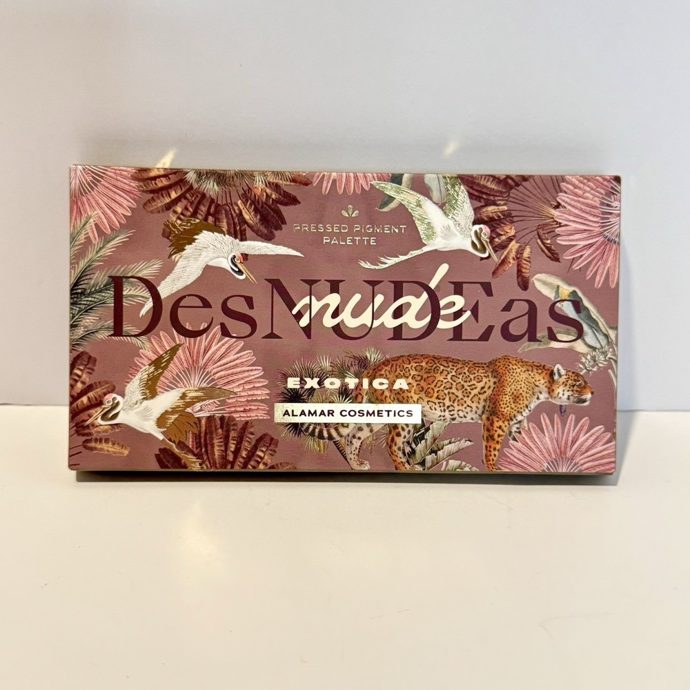 Alamar Cosmetics DesNUDEas Exotica Eyeshadow Palette Pressed Powder 8 Shades
